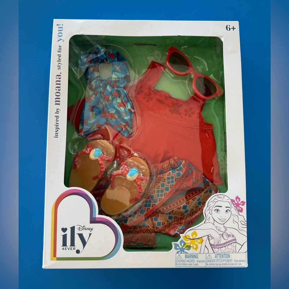 Disney ily Moana doll outfit set